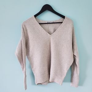 SOFT Textured Greige Knit Sweater